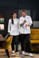 Kuchársky pánsky rondon GRAND CHEF _ krátky rukáv 