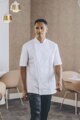 Kuchársky pánsky rondon GRAND CHEF _ krátky rukáv 