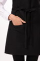 Čašnícka zástera  V-Neck Tuxedo Apron (F23)