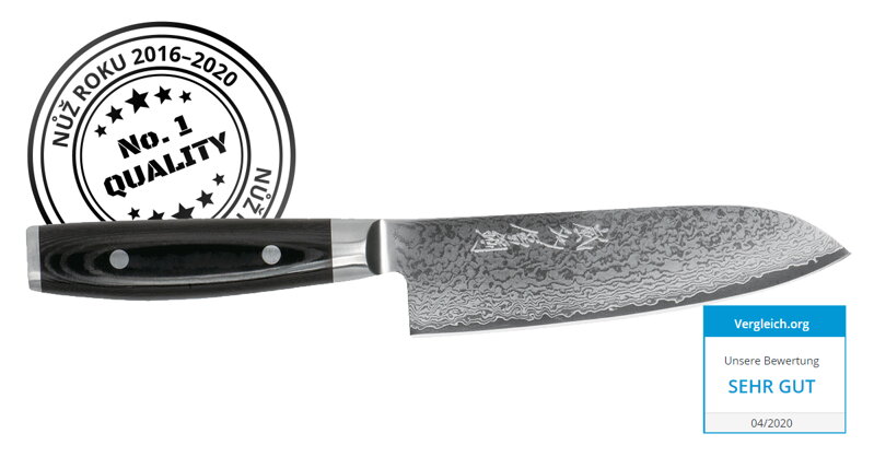 Yaxell RAN PLUS Santoku nôž 三徳